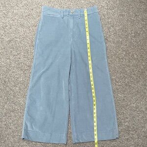 Madewell Emmet Light Blue Gray Cropped Pants